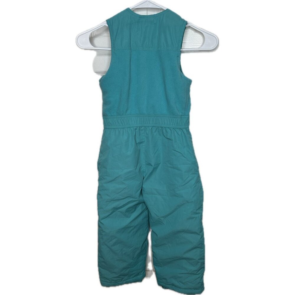 Snozu Toddler Girls Winter Ski Overall Snow Bibs Teal Outdoor Size 5 - Picture 2 of 6